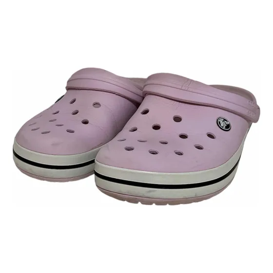 Crocs Mujer Rosas Modelo Crocband. Número 38/39. 24,6cm