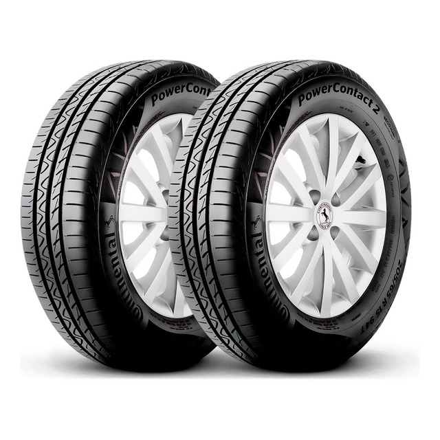 Kit 2 Pneus 175/65r14 Continental Power Contact 2 82t Aro 14 Kit 2 Pneus 175/65r14 Continental Power Contact 2 82t Aro 14