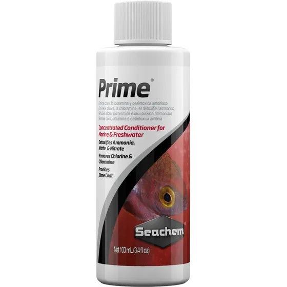 Prime 100ml Seachem Condicionador Para Água De Aquário