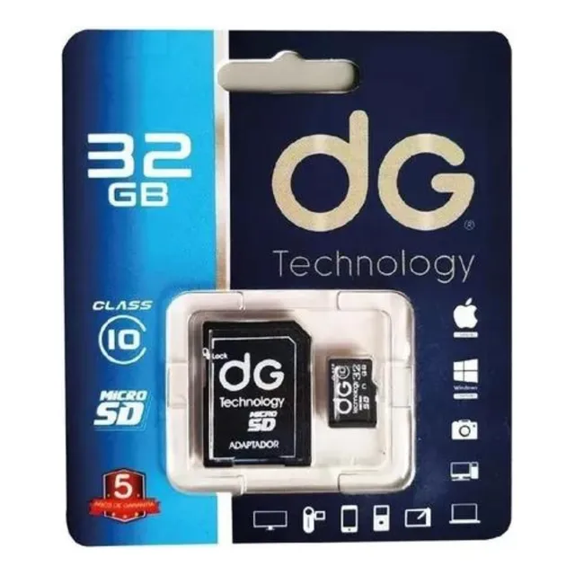 Memoria Micro Sd 32gb Clase 10 + Adaptador Dg Original