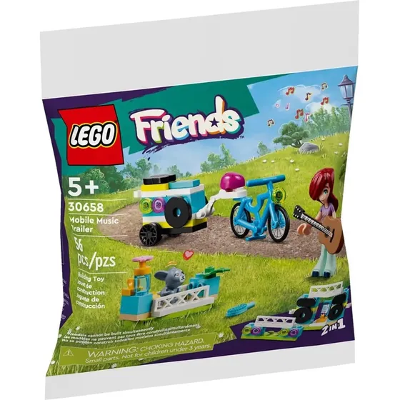 Lego Friends Bicicleta Con Carrito De Musica 30658 Cantidad de piezas 56