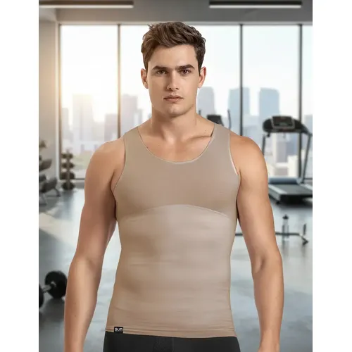 Camiseta Íntima De Compressão Peitoral W Tops Chest Binder Preto M