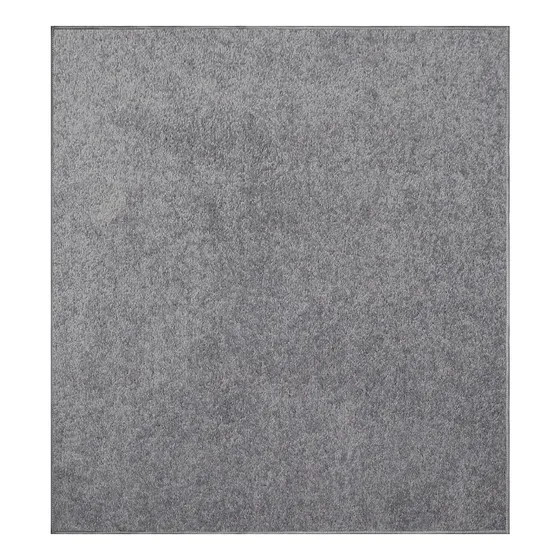 Alfombra Gris Lisa 2.13 Metros Cuadrados 7 Pies