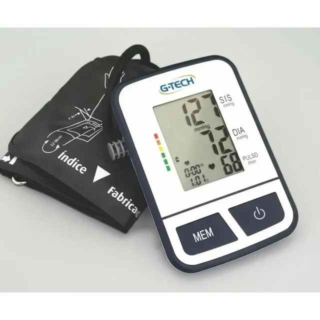 Aparelho Medidor De Pressão Digital De Braço Bsp11 G-tech Branco