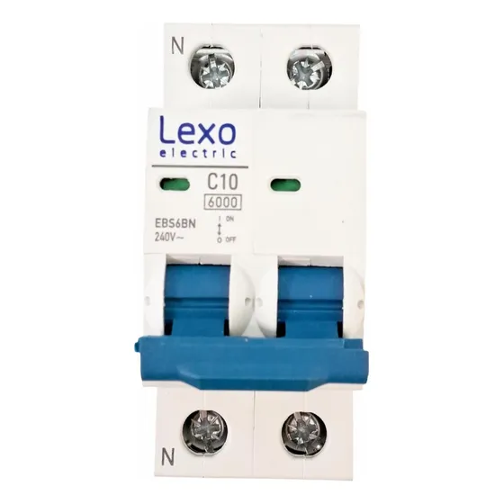 Interruptor Automático 1p+n 230v 10a 6ka Curva C