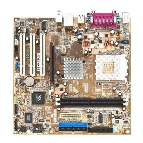 -mx Socket Via Vga Agp Lan Retail Placa Base Asus Mainboard