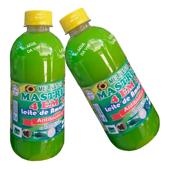 Preparo C/ Mastruz, Leite De Amapá, Mel E Limão 500ml - 2und