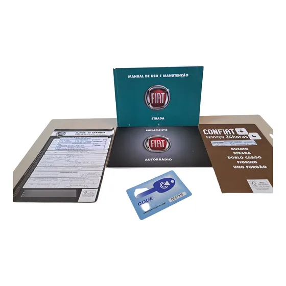 Kit Manual Proprietario Fiat Strada 2014 Adventure Working