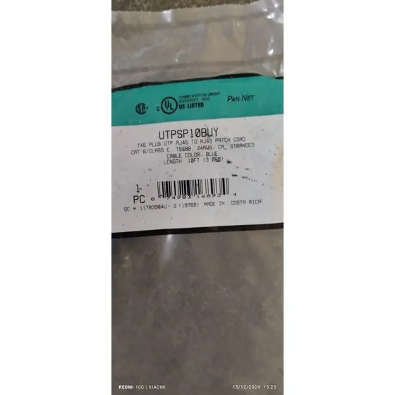 Patch Cord Utp Panduit Cat 6 Utpsp10buy De 3 M