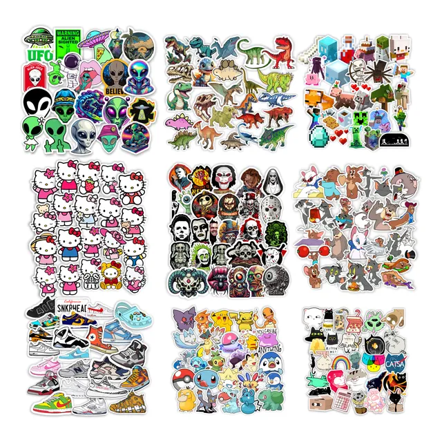 Stickers Calcos Mini Vinilo Ultra - Cajitas Varios Modelos -