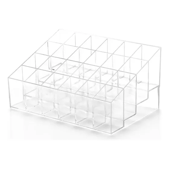 W Caja De Almacenamiento De Cosméticos Transparente -