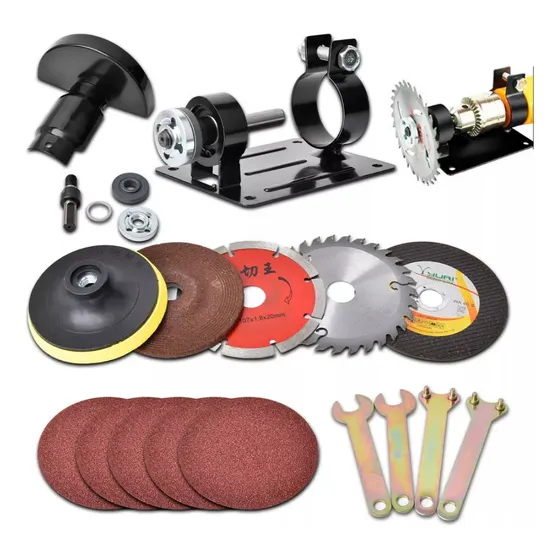 21pcs Adaptador Para Taladro Biela Disco Esmeriladora Kit Taladro Esmeriladora Pulidora Cortadora Discos