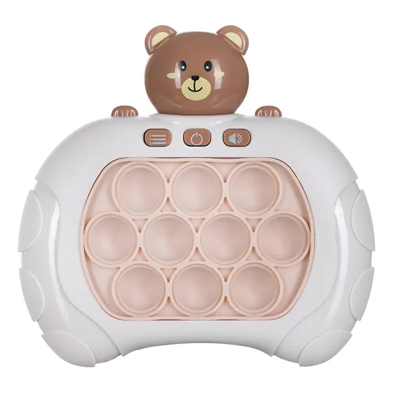 Pop It Eletrônico Brinquedo Com Luzes Som Urso E Robô