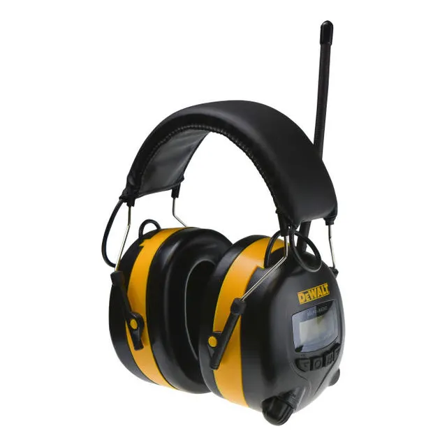 Protector Orejera Auditiva Dewalt Dpg15  Radio Digital Am/fm