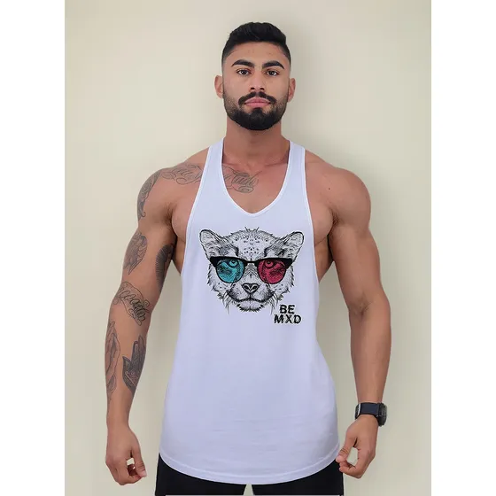 Regata Longline Super Cavada Unitária Estampas Variadas