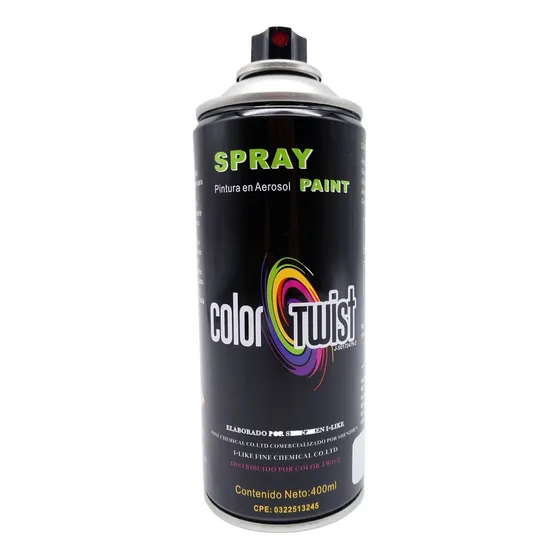 Pintura En Spray Color Twist Fondo Anticorrosivo Gris 400 Ml