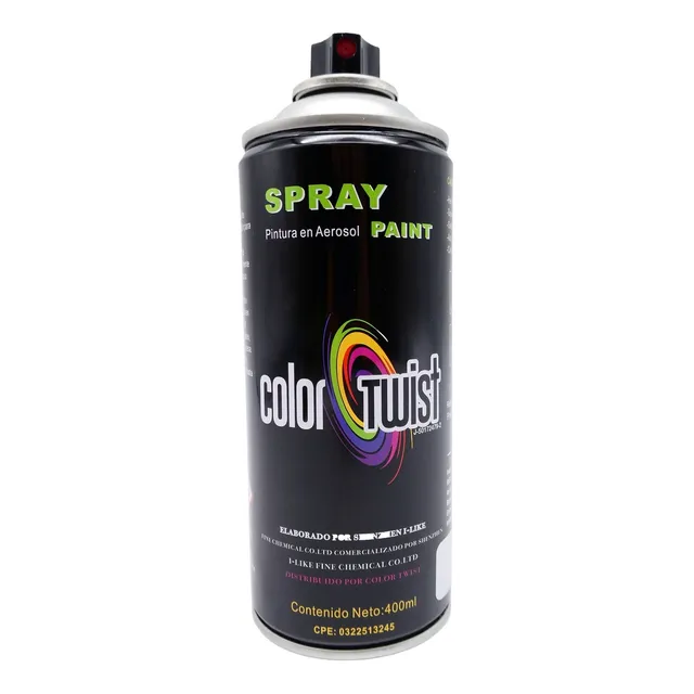 Pintura En Spray Color Twist Fondo Anticorrosivo Gris 400 Ml