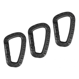 4 X 3 Piezas Carabiner Clip 3 Piezas Negro 3 Piezas Negro 4 X 3 Piezas Carabiner Clip 3 Piezas Negro 3 Piezas Negro