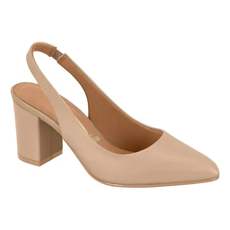 Sapato Scarpin Feminino Com Salto Bloco Vizzano
