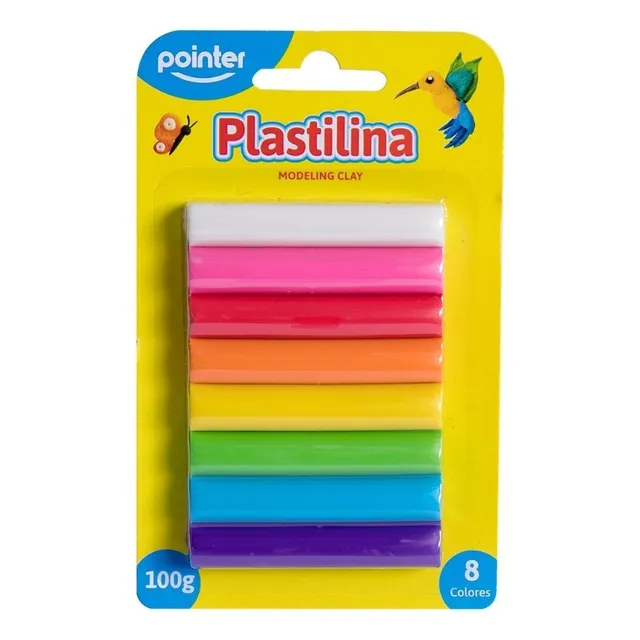 Plastilina Para Niños 8 Colores Juego Didáctico Colegio Niña