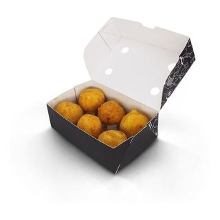 100 Caixa Box Delivery Porção Batata Frita Fritura Salgados 100 Caixa Box Delivery Porção Batata Frita Fritura Salgados