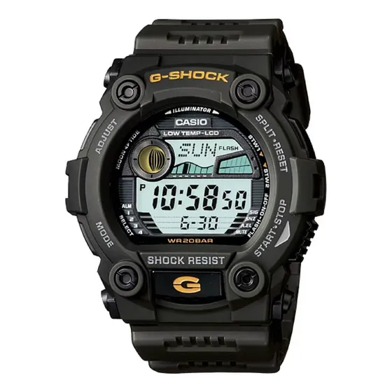 Relógio G-shock Tábua De Maré G-7900-3dr *g Rescue