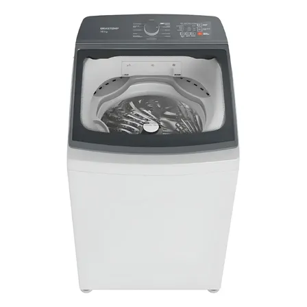 Máquina De Lavar Brastemp Bwf18ab 18kg Branca Carga Superior Eficiente Resistente