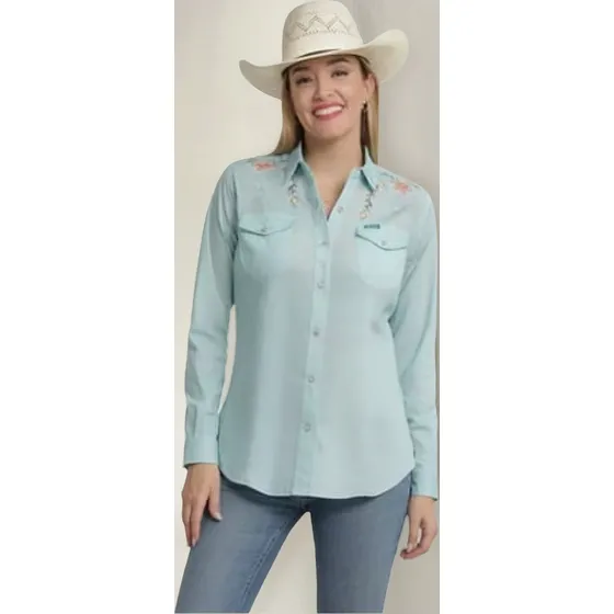 Camisa Blusa Vaquera Wrangler Slim