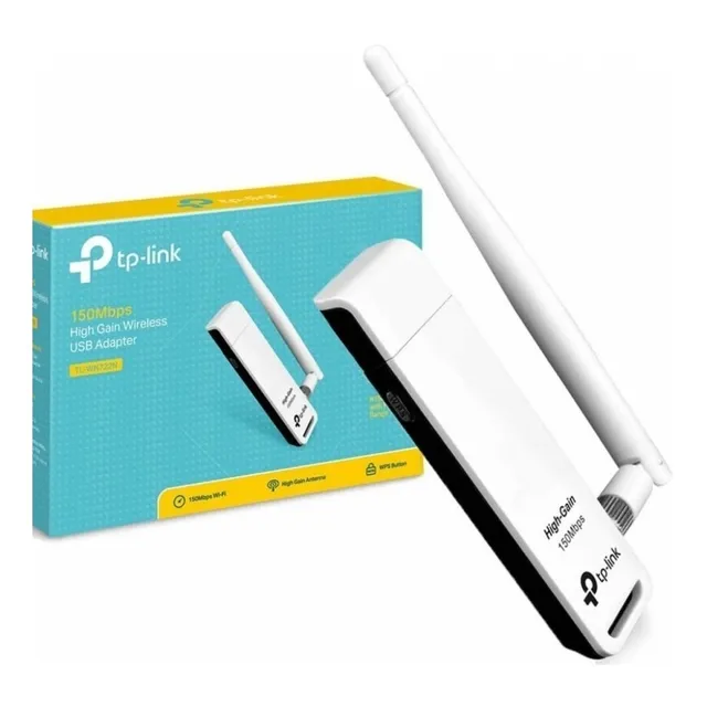 ADAPTADOR USB WIFI INALÁMBRICO TP LINK TL-WN722N 150MBPS