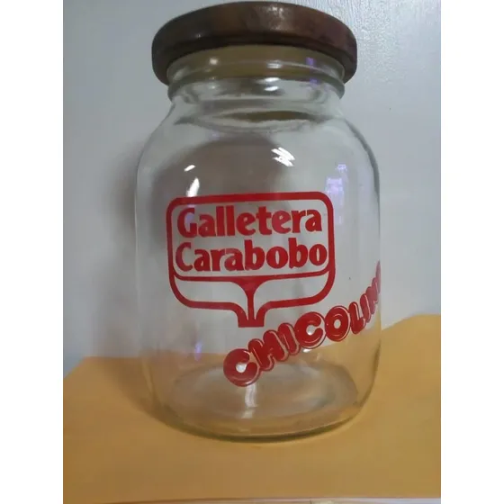 Envase Grande De Vidrio Galletas María Coleccion