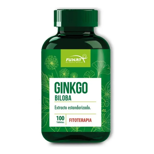 Ginkgo Biloba X100 Tabletas - Unidad a $450
