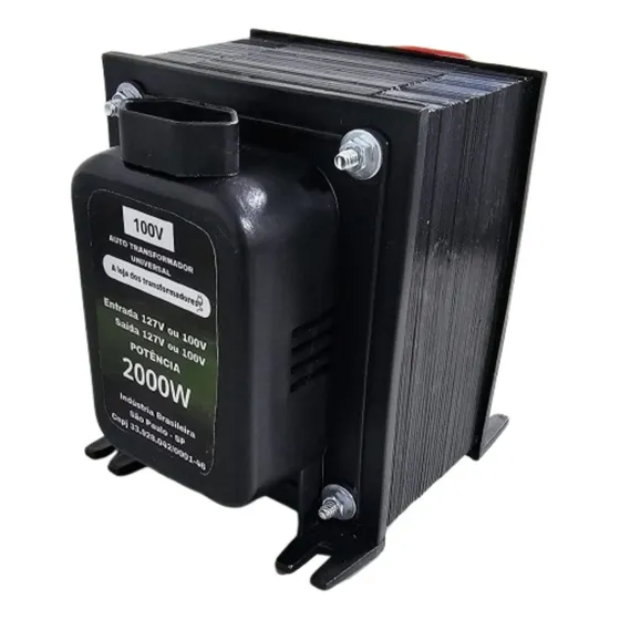 Transformador 220v Para 100v 2000w Para Aparelhos Do Japão