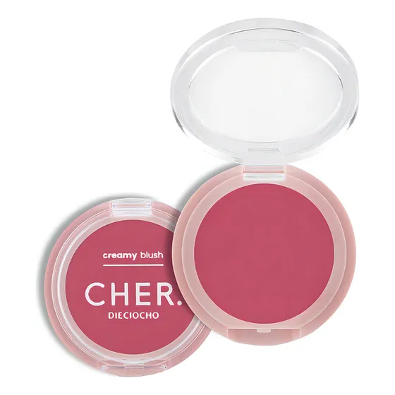 Rubor Cremoso Cher Dieciocho Makeup Tono Del Maquillaje Fucsia