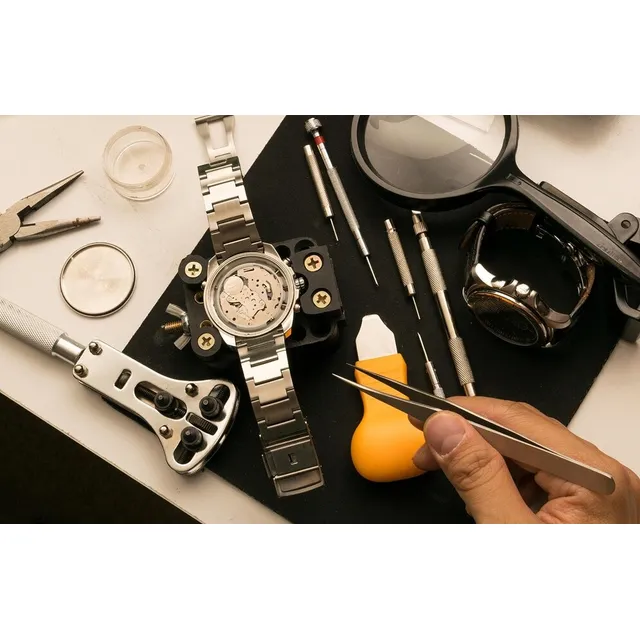 Reparo, Ajuste, Venda, Bateria, Pulseira, Vidro Relogios Etc