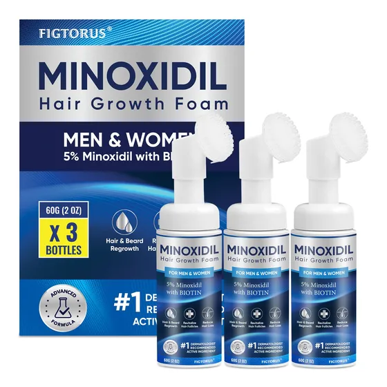 Espuma De Minoxidil Al 5% Para El Crecimiento Del Cabello, 3