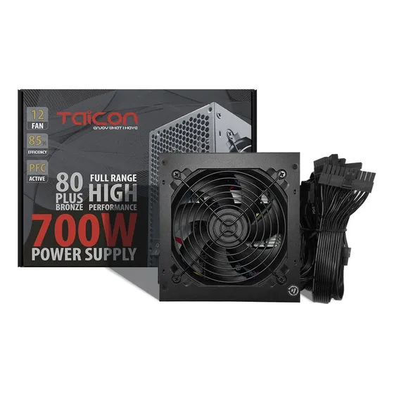 Fonte Real Atx 700w 80 Plus Bronze Pfc 7 Sata 3 Ide 1 Pci-e
