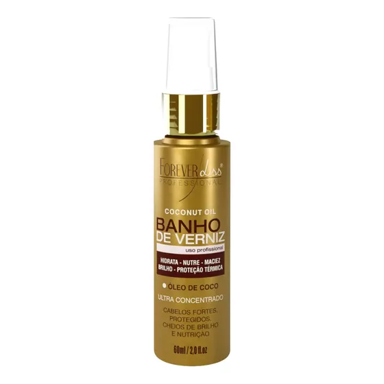 Óleo Coco Concentrado Hidrata Banho Verniz Forever Liss 60ml