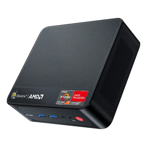 Mini Pc Beelink, Ryzen 5 5625u, 16gb Ddr4 3200, 500gb M.2