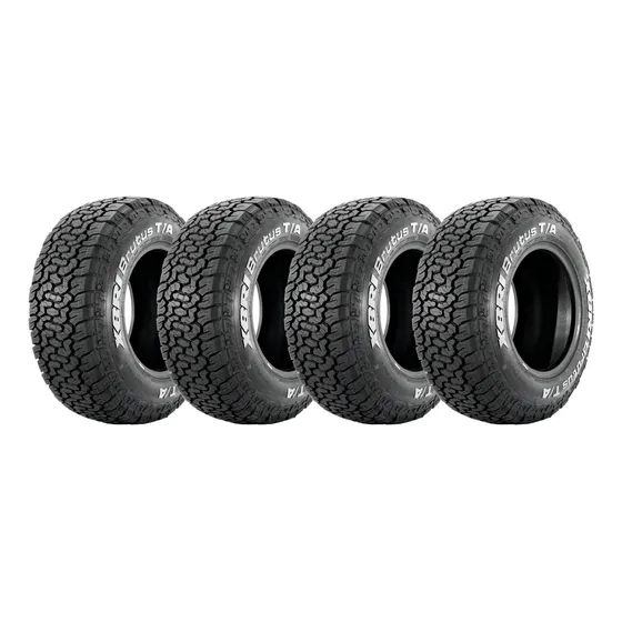 KIT 4 PNEUS 285/75R17 121/118S 10PR BRUTUS T/A XBRI