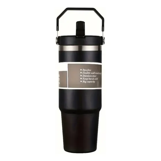 Termo Vaso Termico Cooler De Acero Inoxidable 600ml