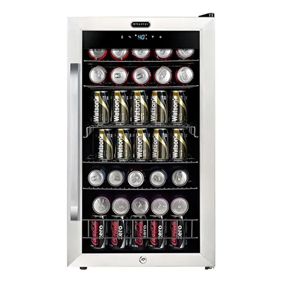 Minibar de Bebidas Whynter BR-1211DS 121L No Frost Con Cerradura