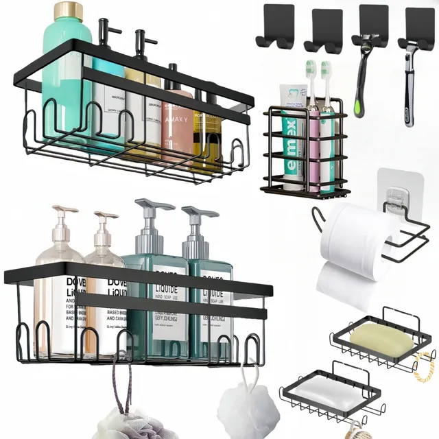 Organizador de Baño Estante De Ducha Repisas Baño Acero Inoxidable Mumian 220BK