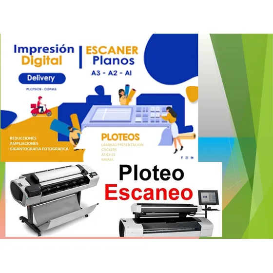 Impresion Copia Ploteo Gran Formato Planos Laminas Bond 