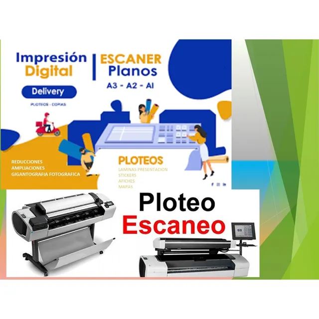 Impresion Copia Ploteo Gran Formato Planos Laminas Bond 
