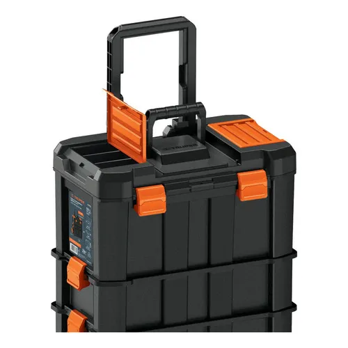 Caja Para Herramientas 19 X25 3 En 1 Desmontable Truper CHP-1925R Color Negro