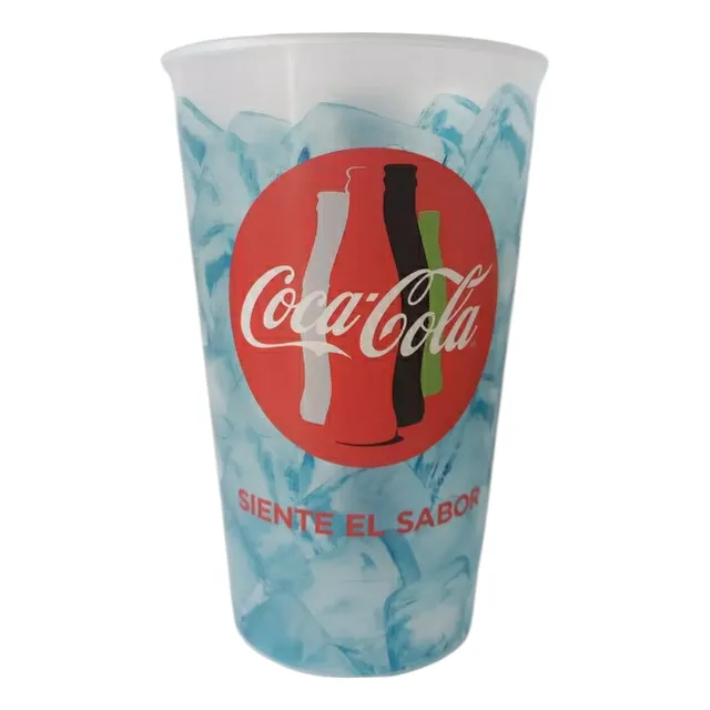 Coca Cola Vaso Plástico Semi Transparente 