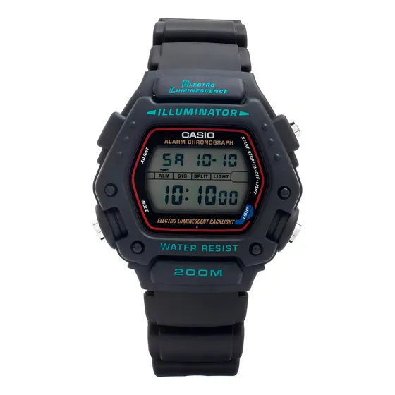 Reloj Casio Dw 290 1v Uso Rudo Cronometro Sumergible 200 M