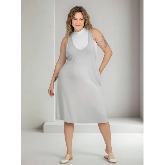 Vestido Jumper Jardinero Modal Lycra Onara Orion T.grande Cs
