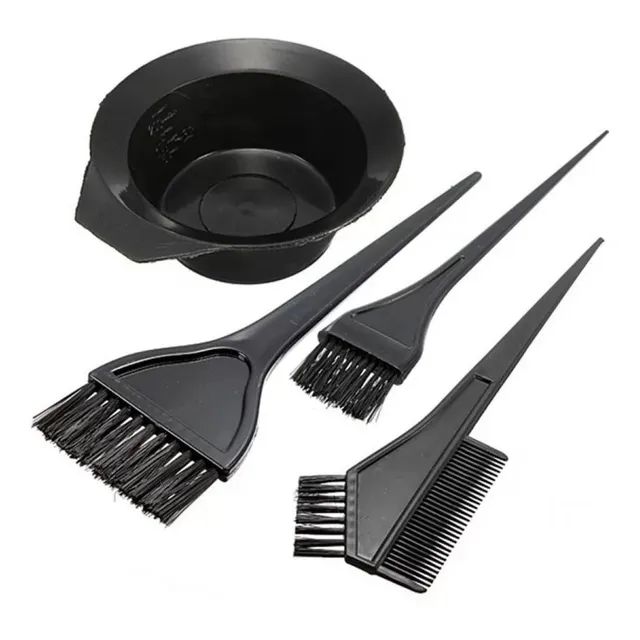Kit De Cepillos Pinceles Para Teñir El Pelo X4 Pcs