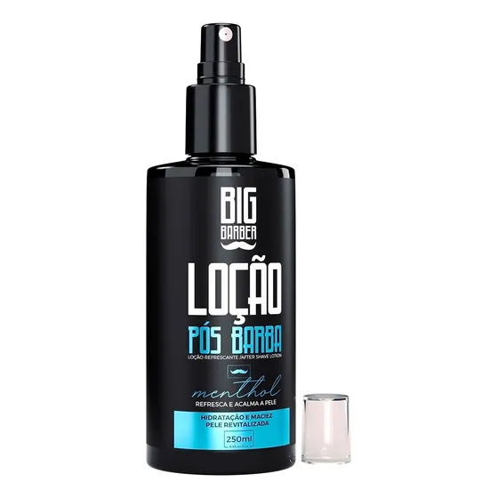 Loção Pós Barba After Shave Spray Menthol 250ml Big Barber